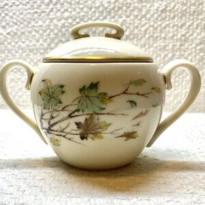 Vintage Retired Lenox China Westwind~(1)~ Creamer and Covered Sugar Bowl USA